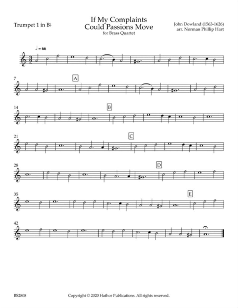 If My Complaints Could Passions Move Horn scores gallery preview page 4