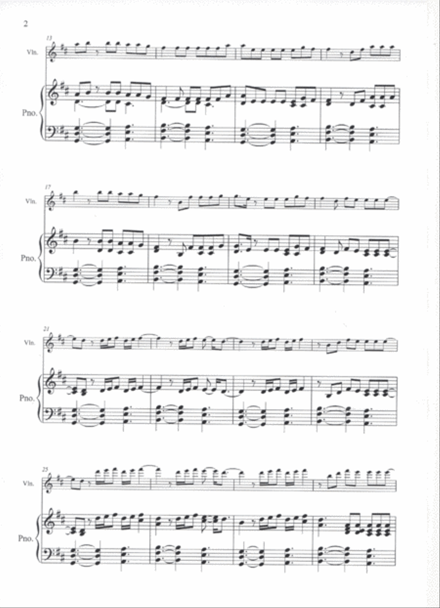 Something Just Like This Violin Solo scores gallery preview page 2