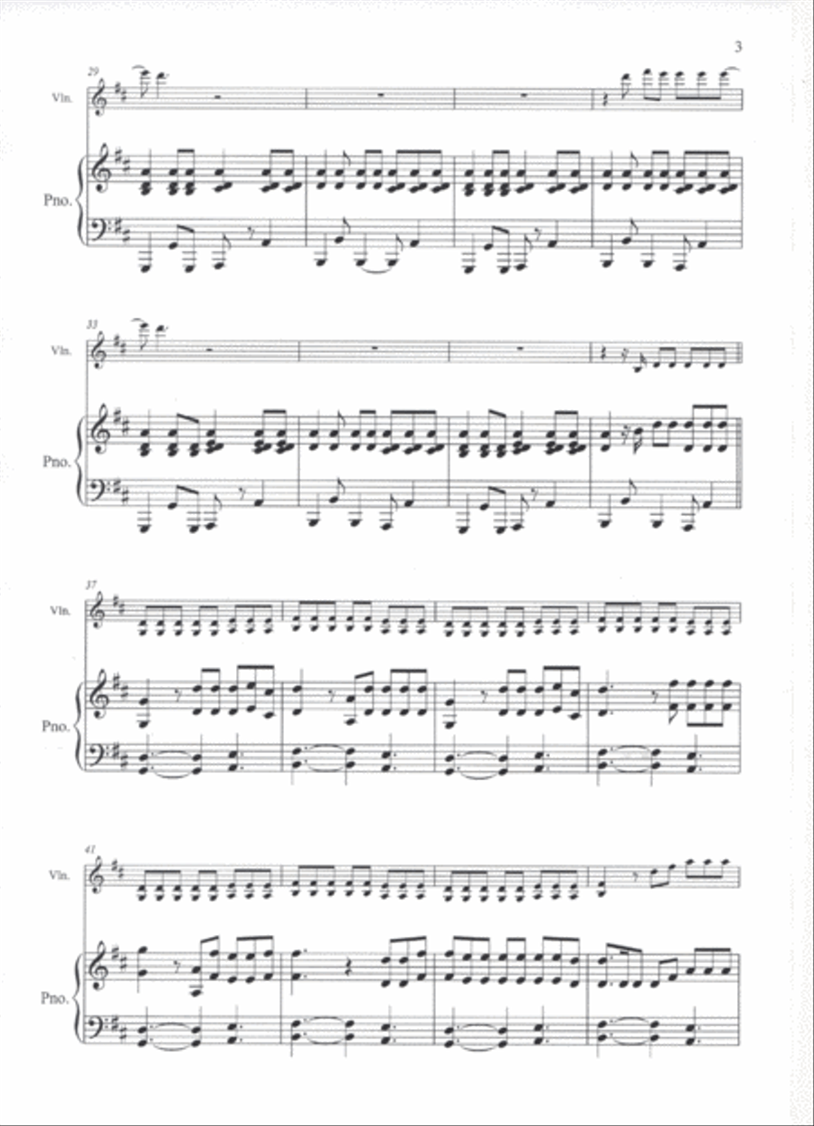 Something Just Like This Violin Solo scores gallery preview page 3