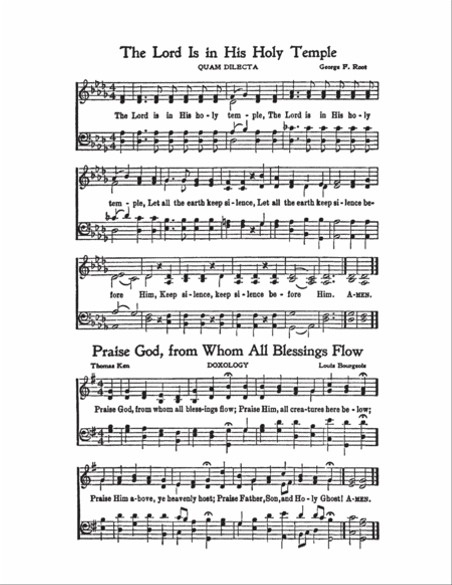 Favorite Hymns of Praise Hymnal scores gallery preview page 3