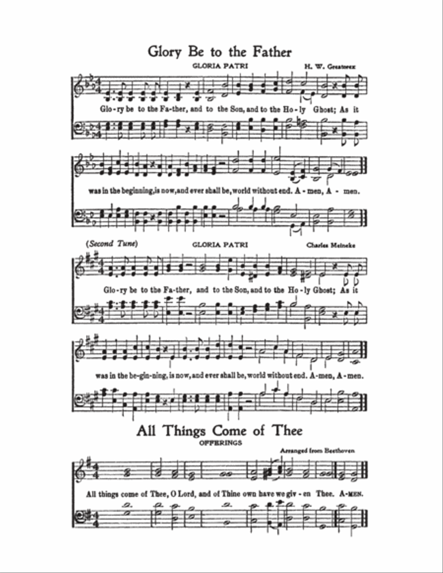 Favorite Hymns of Praise Hymnal scores gallery preview page 4