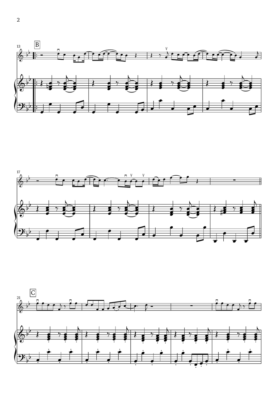 Late Night Talking Late Night Talking Violin Solo scores gallery preview page 2