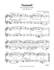 Farewell, Op. 98 No. 4