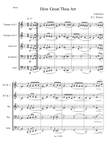 How Great Thou Art (Brass Quintet) mini preview
