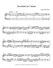 Invention in C minor