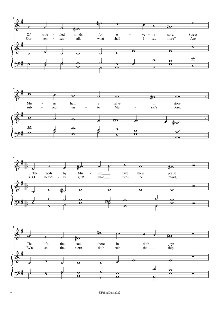 Where griping griefs Where griping griefs Piano, Vocal scores gallery preview page 2