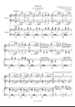 Waltz from Sleeping Beauty, for 2 pianos