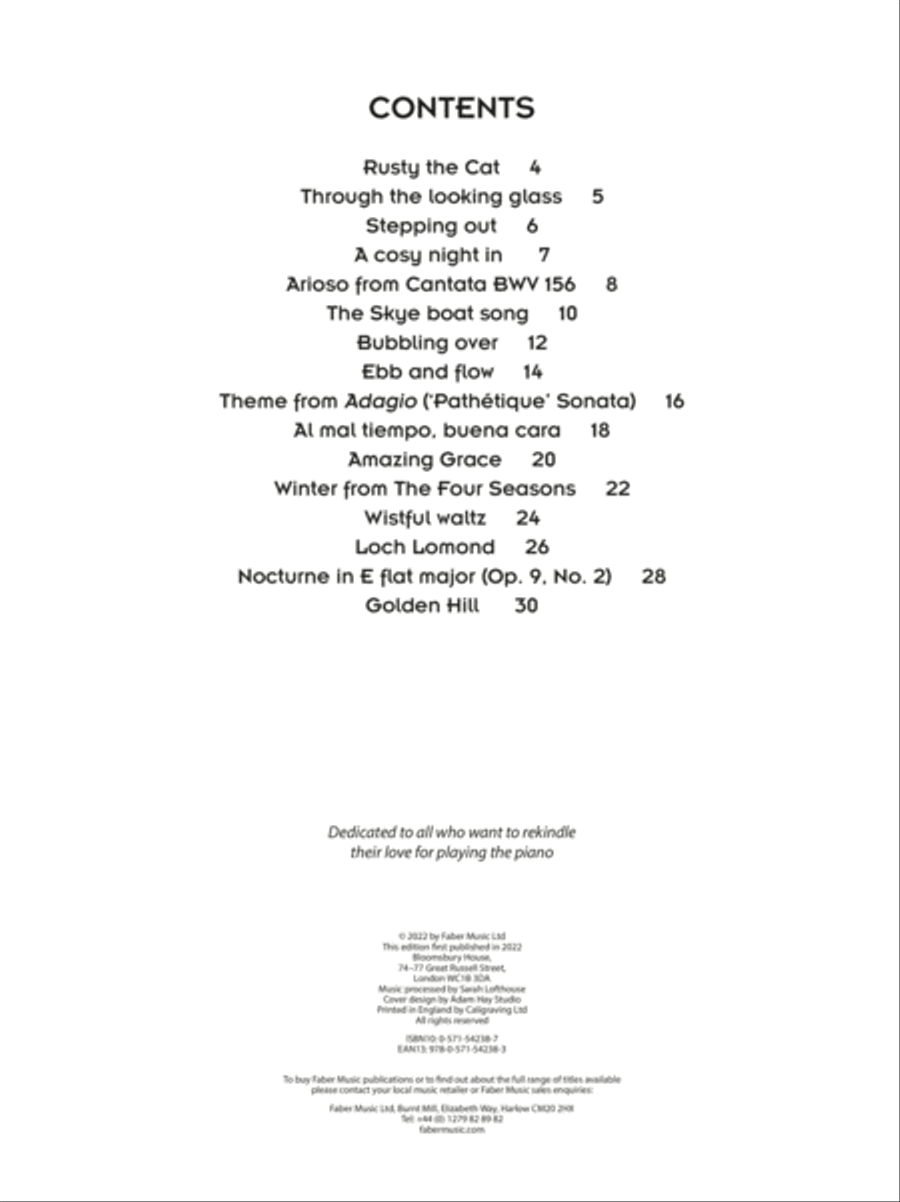 The Rusty Pianist -- Playable Pieces The Rusty Pianist -- Playable Pieces Piano Solo scores gallery preview page 2