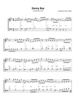 Danny Boy (Londonderry Air) for violin and bass