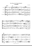 Two Pieces for Clarinet Quartet