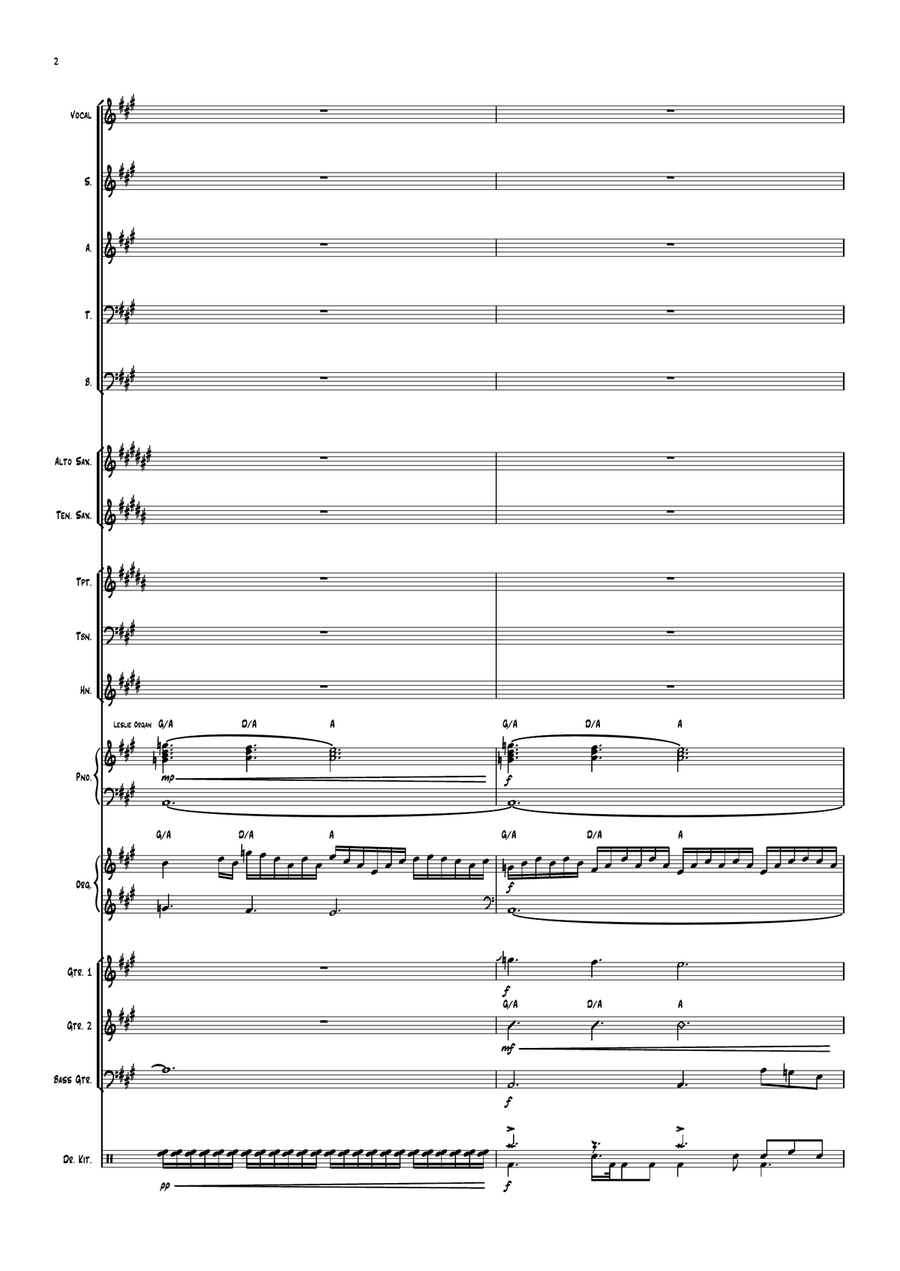 With A Little Help From My Friends Large Ensemble scores gallery preview page 2