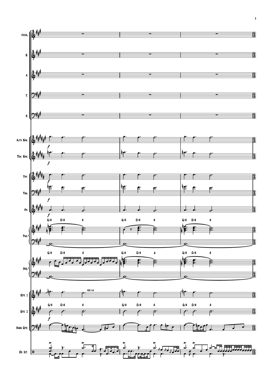 With A Little Help From My Friends Large Ensemble scores gallery preview page 3