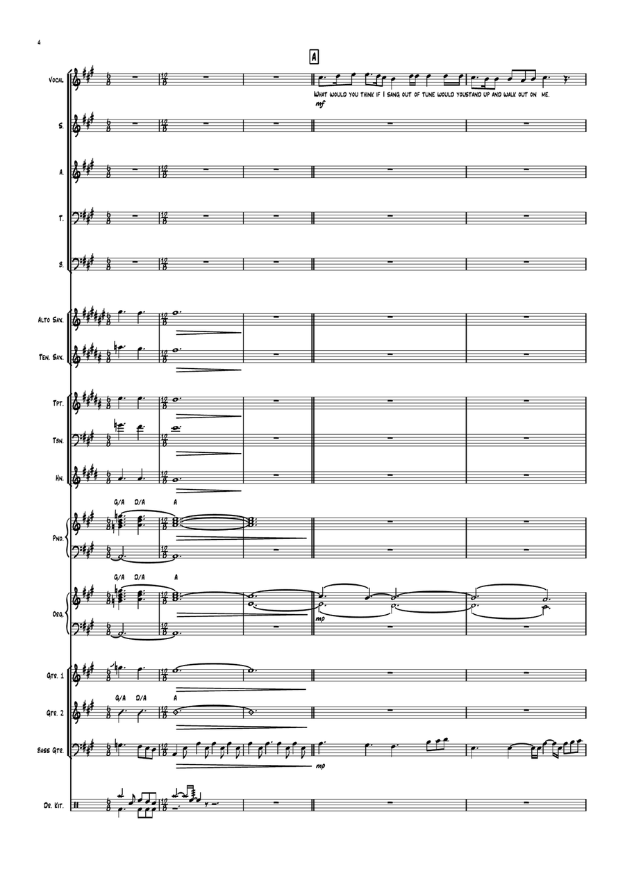 With A Little Help From My Friends Large Ensemble scores gallery preview page 4