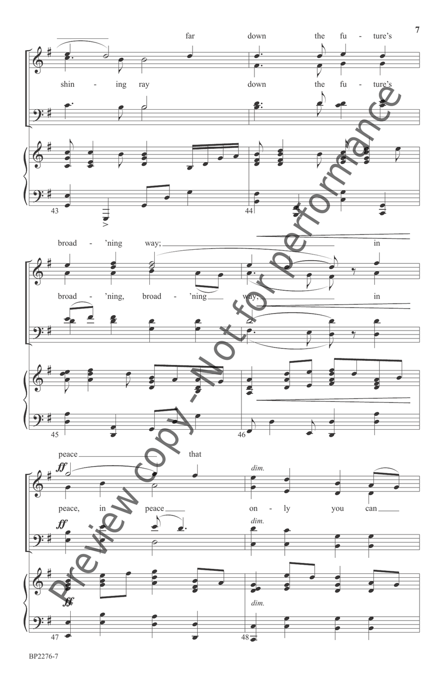 Let Me Walk With You Let Me Walk With You 4-Part scores gallery preview page 8