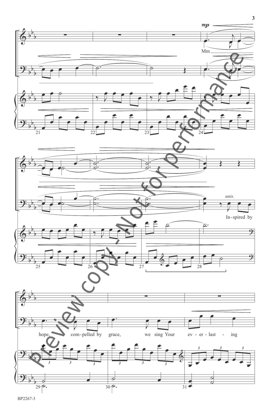 To Sing Once More To Sing Once More 4-Part scores gallery preview page 4