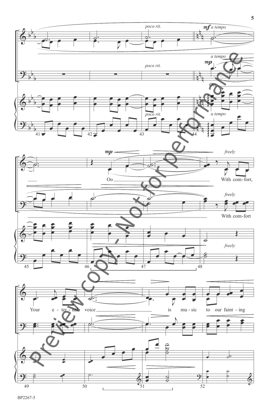 To Sing Once More To Sing Once More 4-Part scores gallery preview page 6