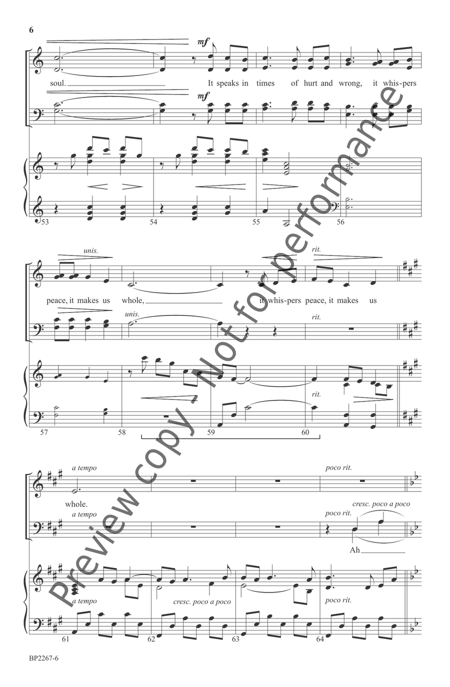 To Sing Once More To Sing Once More 4-Part scores gallery preview page 7