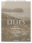 Consider the Lilies - Violin Solo