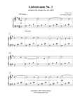 Liebestraum No. 3 - easy piano