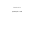 Symphony No 1 in Eb