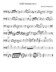 Cello Sonata no.1