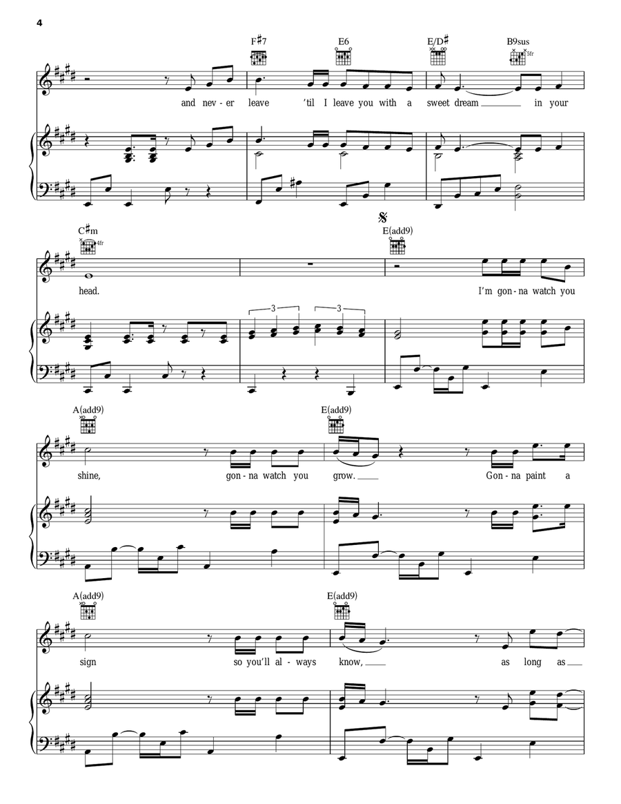 Father And Daughter Father And Daughter Piano, Vocal, Guitar scores gallery preview page 4