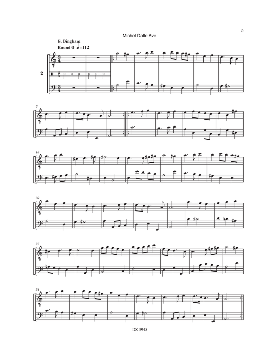 100 pièces baroque pour la lecture à vue Classical Guitar scores gallery preview page 6