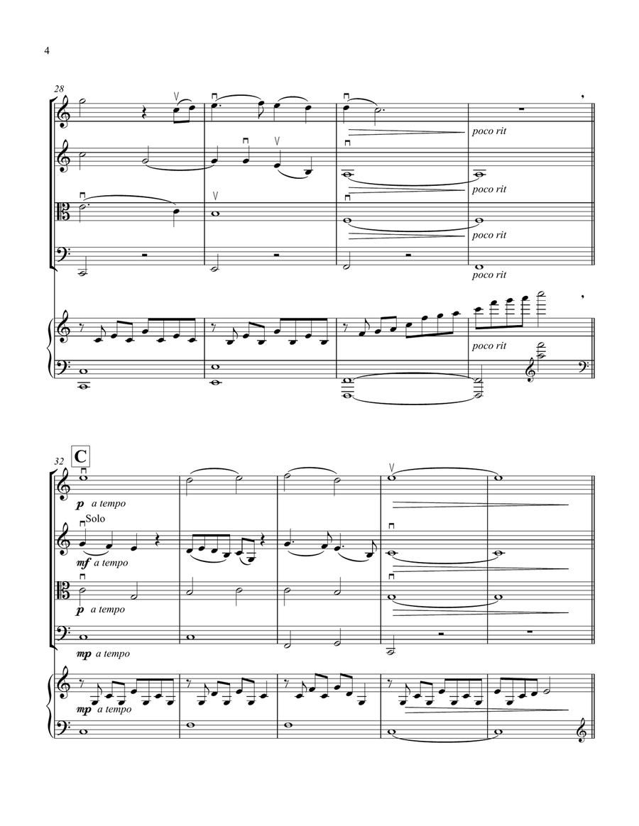I See The Light I See The Light Piano Quintet scores gallery preview page 4