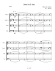 Just As I Am (String Quartet) mini preview