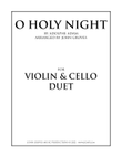 O Holy Night - Violin & Cello Duet