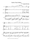 Faith of Our Fathers - SAB with Piano and Flute Obligato