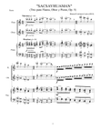Trio for flute, oboe and piano Op. 5 