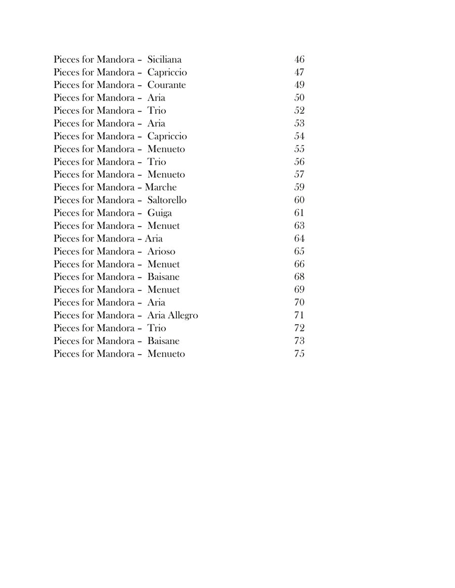 Pieces for Mandora: Volume Three, Arranged For the Low G Ukulele Ukulele scores gallery preview page 3