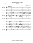 Rondino for Winds - WoO 25 mini preview