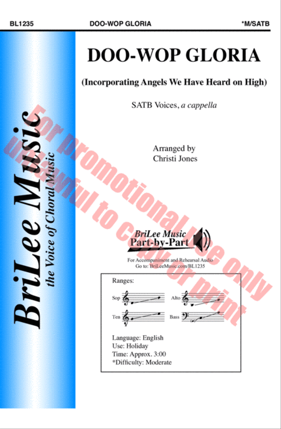 Doo-Wop Gloria Doo-Wop Gloria 4-Part scores gallery preview page 2