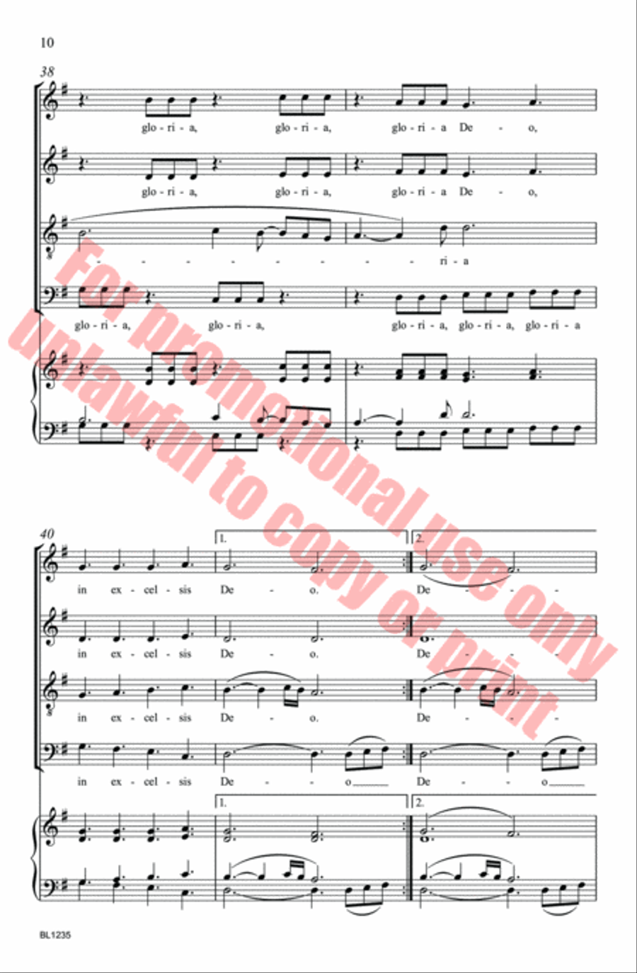 Doo-Wop Gloria Doo-Wop Gloria 4-Part scores gallery preview page 10