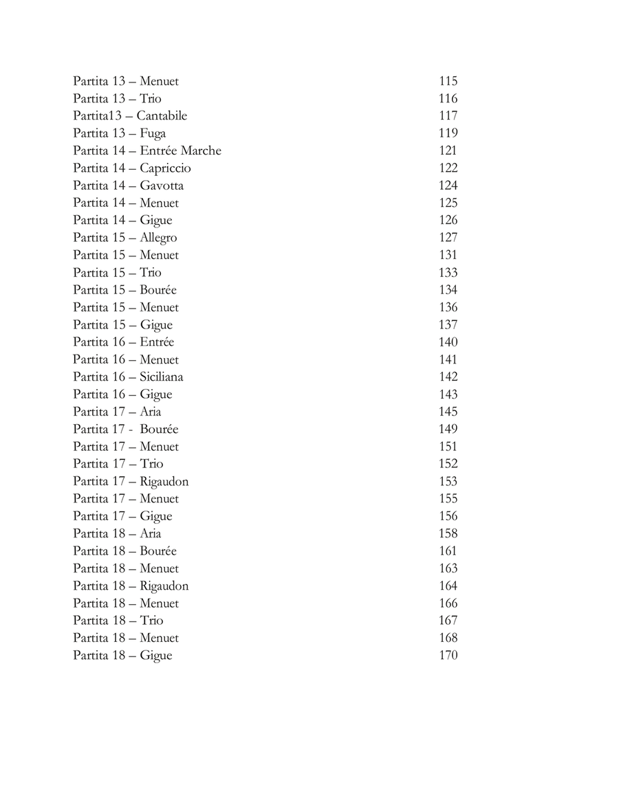 Giuseppe Antonio Brescianello 18 Partitas for Gallichone Arranged For Low G Ukulele Ukulele scores gallery preview page 4