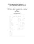 The Fundamentals The Nashville Numbering System