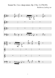 Beethoven:Sonate No. 2 in c sharp minor, Op. 2 No. 2 for piano solo