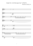 Beethoven:Sonate No. 4 in E flat major, Op. 7 for piano solo