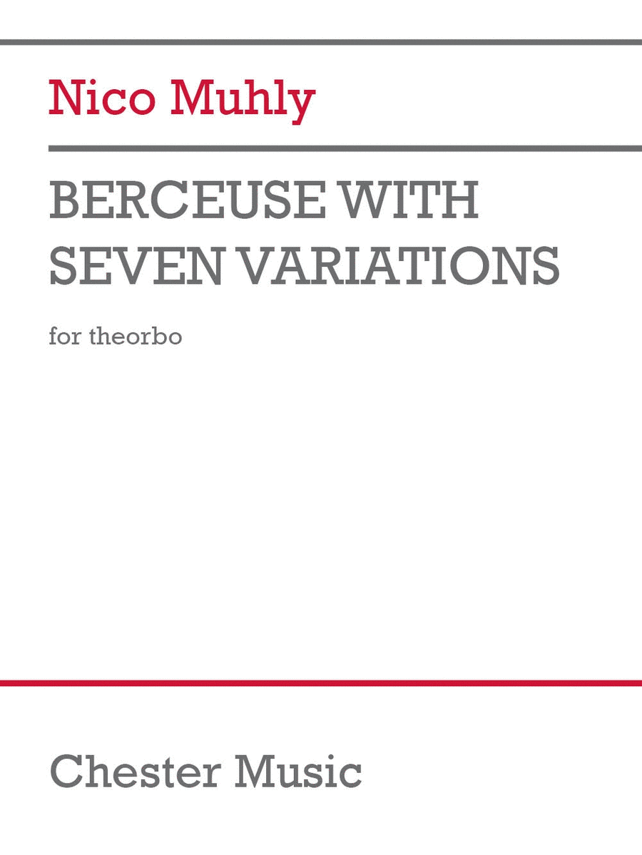 Berceuse With Seven Variations Collection / Songbook scores gallery preview page 1