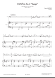 Espana n°2 - Tango - Cello
