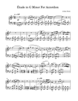 Étude For Accordion