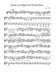 Étude For French Horn