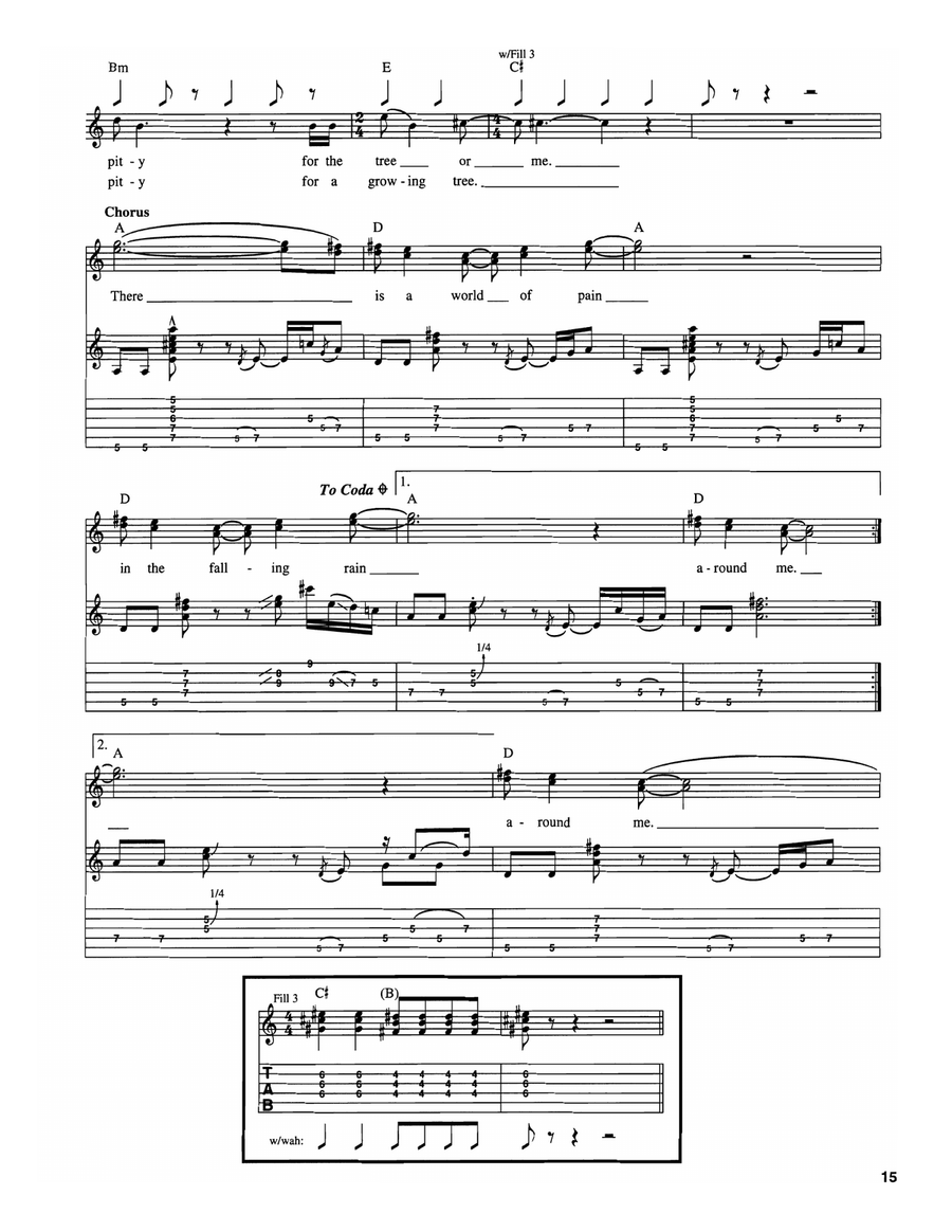 World Of Pain World Of Pain Acoustic Guitar scores gallery preview page 2