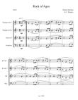 Rock of Ages (Brass Quartet) mini preview