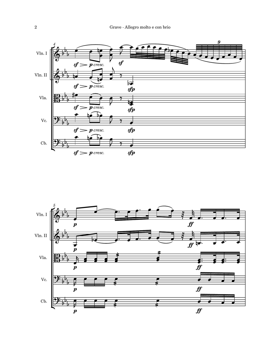 Piano Sonata No. 8 in c minor, Op. 13, 