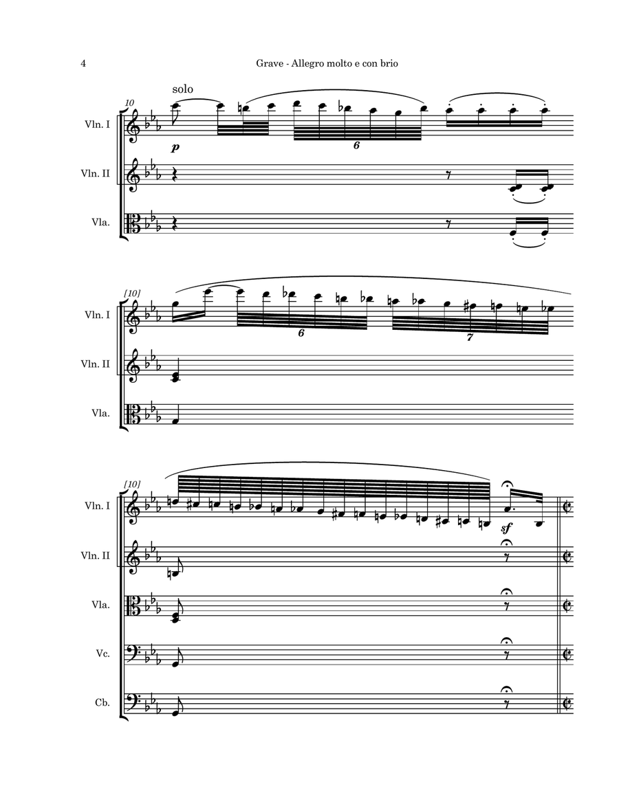 Piano Sonata No. 8 in c minor, Op. 13, 