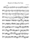 Étude For Viola