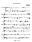 Loch Lomond for Two Trumpets